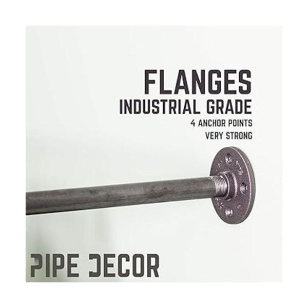 PIPE DECOR Perchero de ropa de pared de tubería