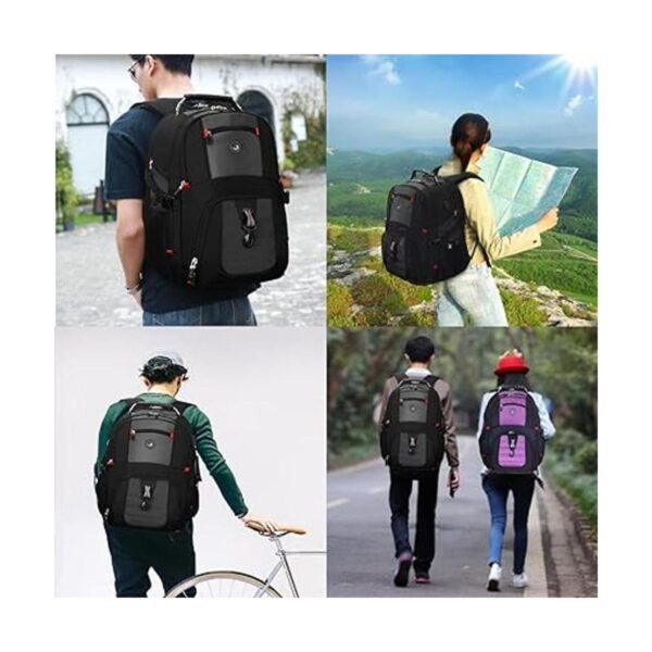 Mochila extra grande para laptop de viaje de 50 litros