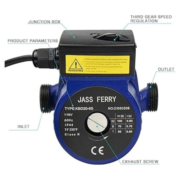 JASSFERRY Bomba de recirculación de agua caliente de 115 V_2