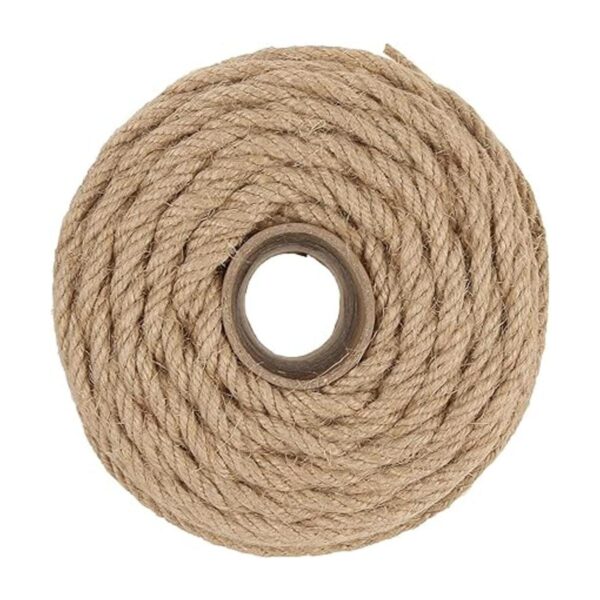 Cuerda de yute natural de 656 pies x 0.236 in cuerda de