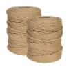 Cuerda de yute natural de 656 pies x 0.236 in cuerda de