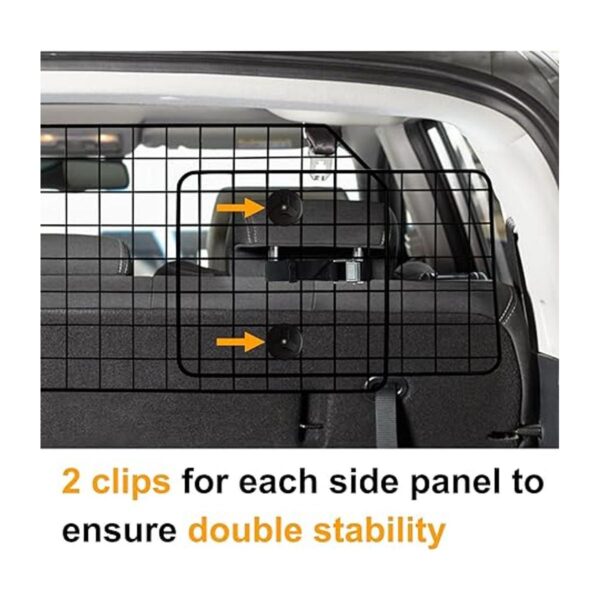 NOAMOO Barrera de coche para perros de 38 a 66.5 pulgadas