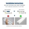 JESLED Tubo de luz LED T8 de 3 pies 2520 lúmenes 18 W_4
