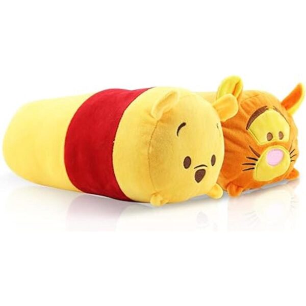 Finex Juego de 2 cojines largos apilables de peluche_3