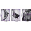 Kalormore Cuadro de moda morado para dormitorio de niña_5