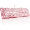 MageGee Typewriter Teclado mecánico para juegos teclado_1