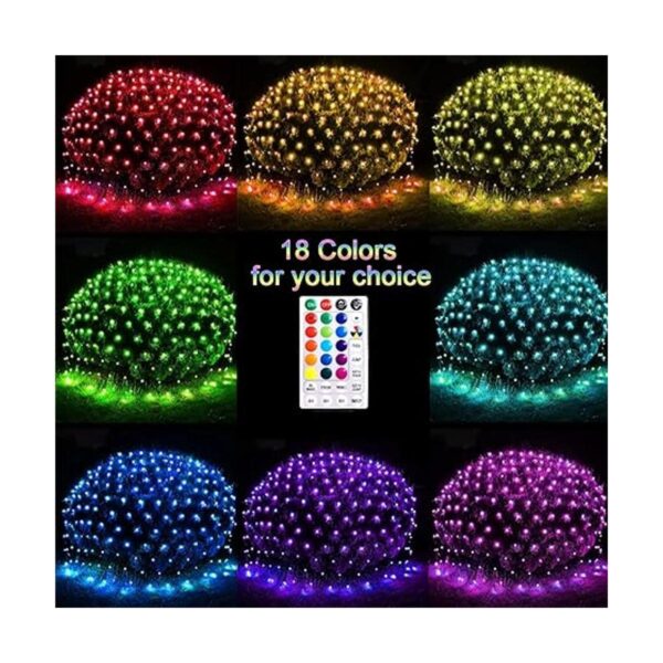 Luces de red de Navidad para exteriores 240 LED 18 luces_2