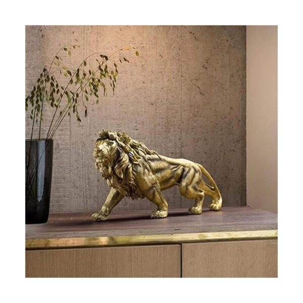 Figura de león de 14 pulgadas con diseño de estatua_4