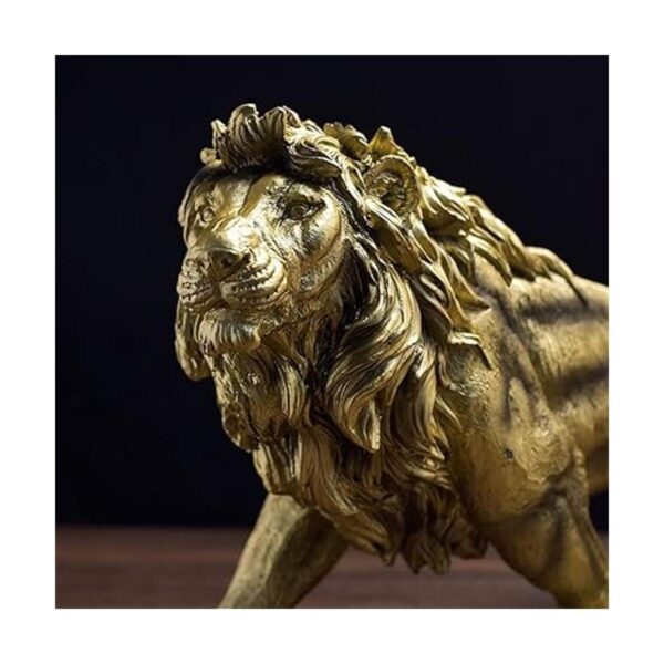 Figura de león de 14 pulgadas con diseño de estatua_3
