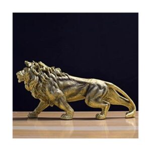 Figura de león de 14 pulgadas con diseño de estatua_1