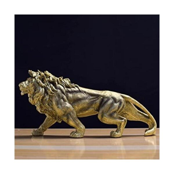 Figura de león de 14 pulgadas con diseño de estatua_1