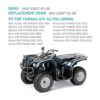 Cilindro maestro de freno delantero derecho para Yamaha_2