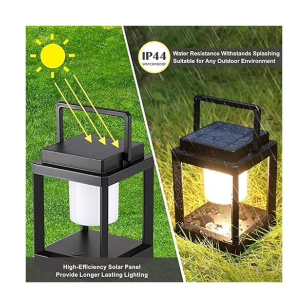 LETRY Lámpara de mesa para exteriores linterna LED de 3_3