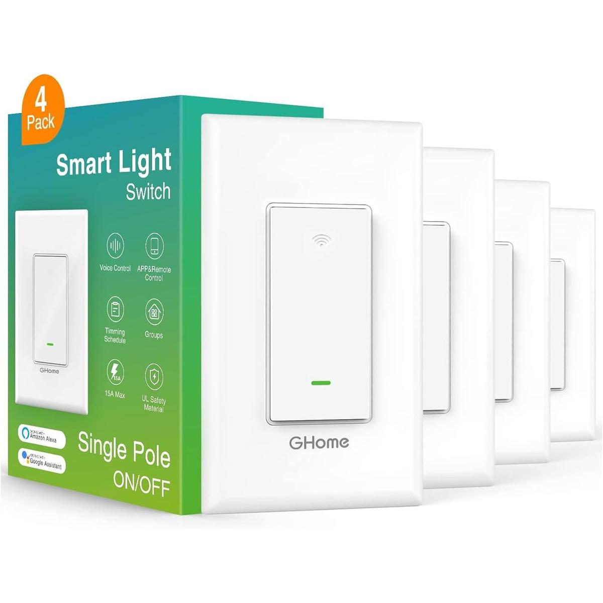 GHome Interruptor inteligente interruptor de luz WiFi