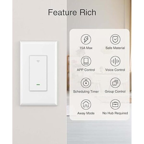 GHome Interruptor inteligente interruptor de luz WiFi_3