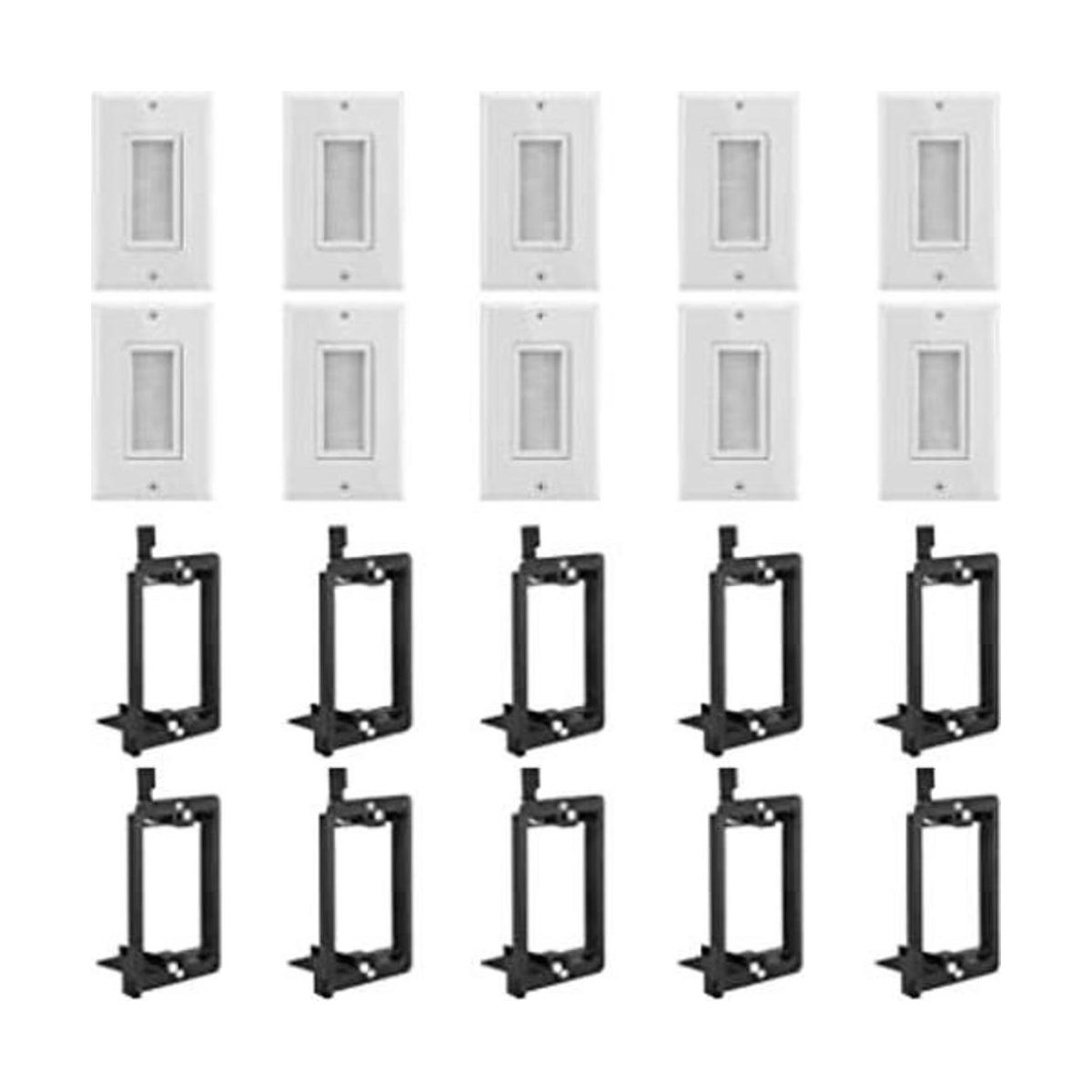 Fosmon 10 pares de placas de pared de una sola banda