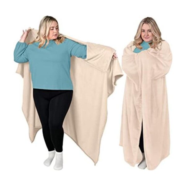 Dreamighty The Cozy Hug Manta acogedora con mangas para_1