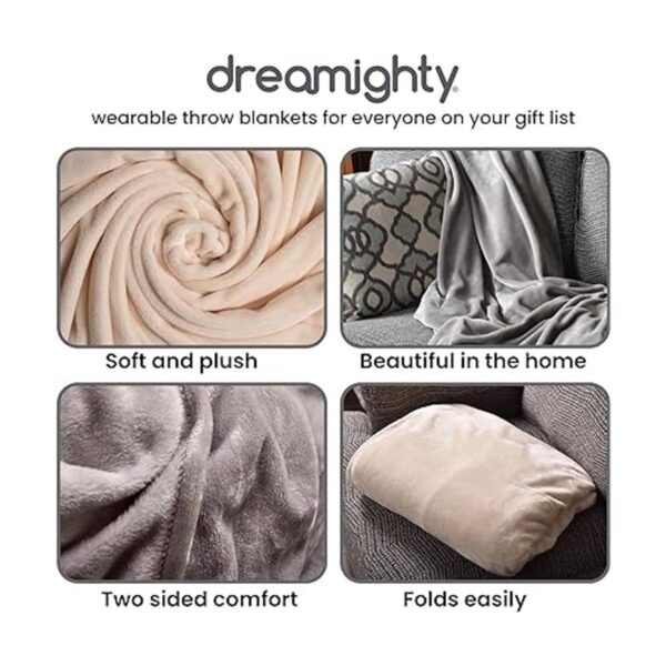 Dreamighty The Cozy Hug Manta acogedora con mangas para_6