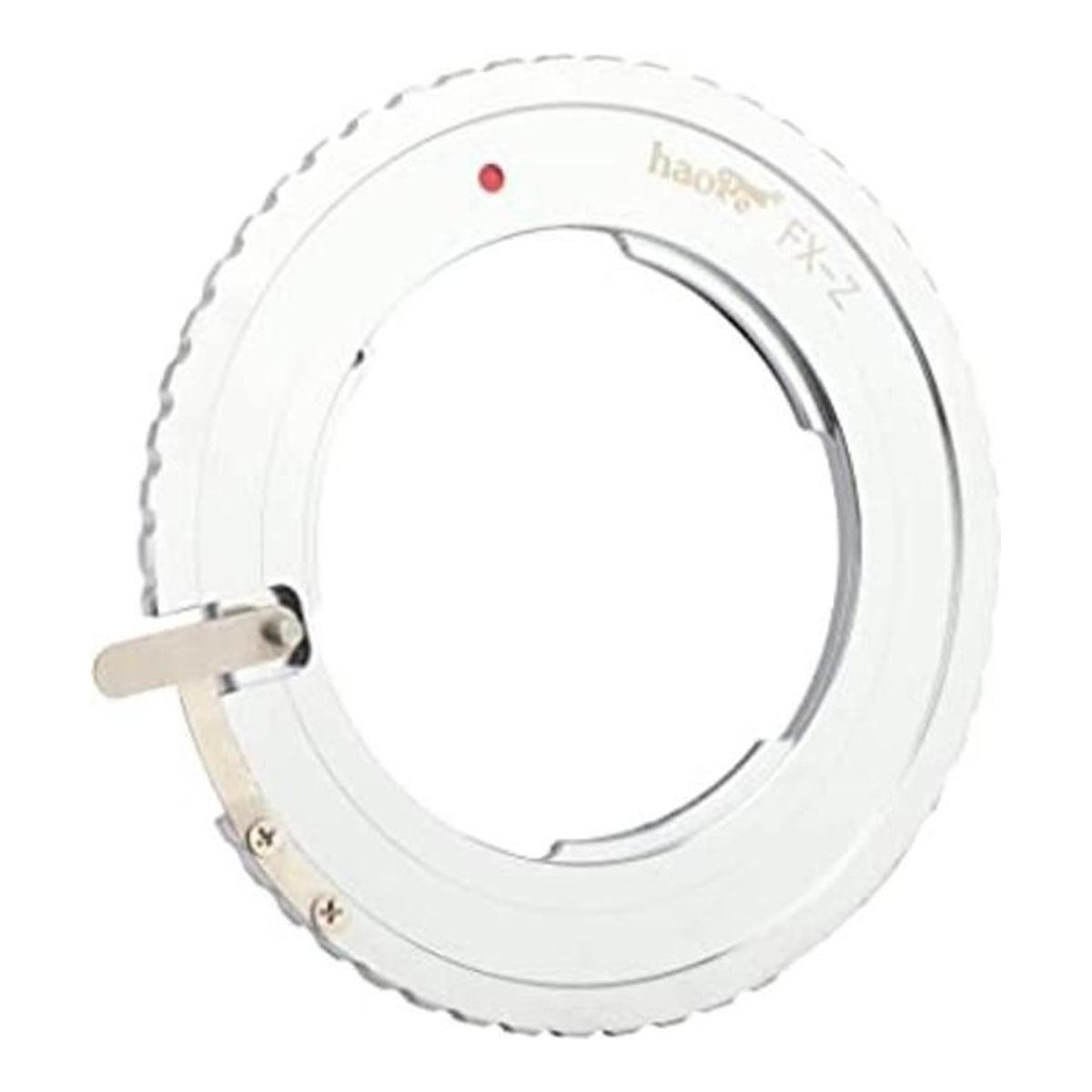Haoge Adaptador de montura manual para lente Fujifilm XF