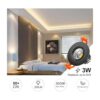 Downlight LED de 2 pulgadas COB de iluminación empotrada_2