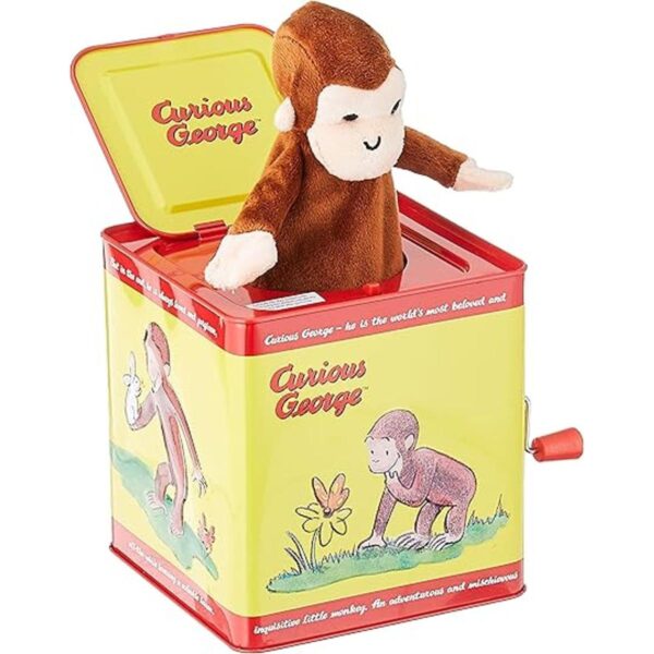 Muñeco en caja de sorpresas de Schylling Curious George_2