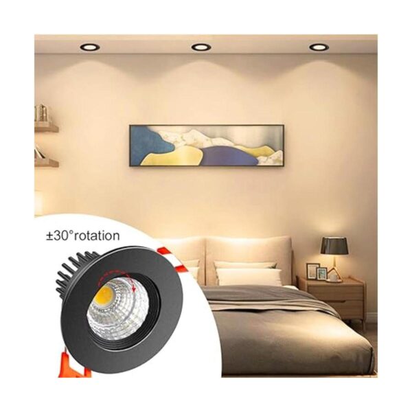 Downlight LED de 2 pulgadas COB de iluminación empotrada_3
