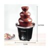 Nostalgia Fuente de fondue de chocolate de 24 onzas_6