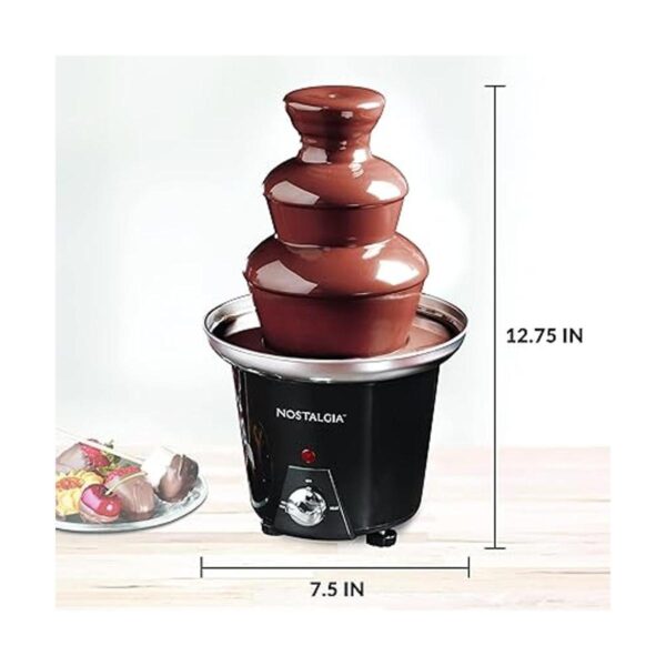 Nostalgia Fuente de fondue de chocolate de 24 onzas_6