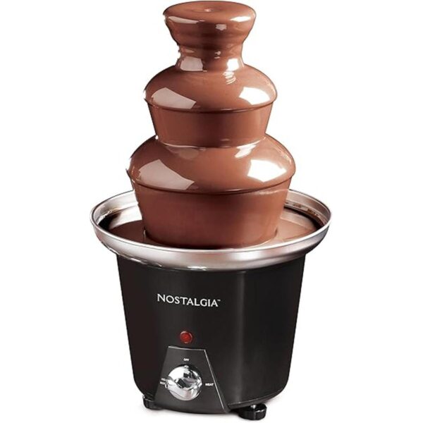 Nostalgia Fuente de fondue de chocolate de 24 onzas_1