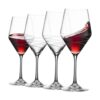 Juego de 4 copas de vino tinto Elegante juego de copas