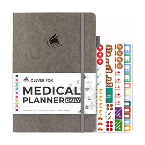 Clever Fox Agenda médica diaria Cuaderno médico diario_1