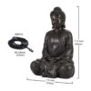 Goodeco Estatua de Buda meditadora para decoración del_2