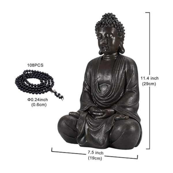Goodeco Estatua de Buda meditadora para decoración del_2