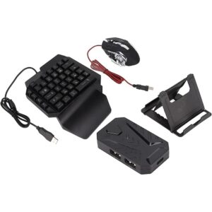 Combo de mouse y convertidor de teclado RGB para juegos