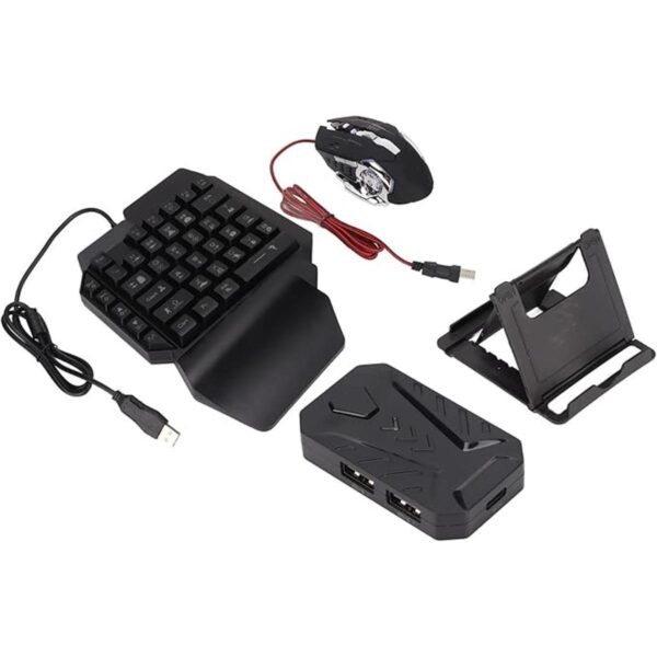 Combo de mouse y convertidor de teclado RGB para juegos