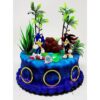 Juego de decoración de pastel Sonic and Shadow con_6