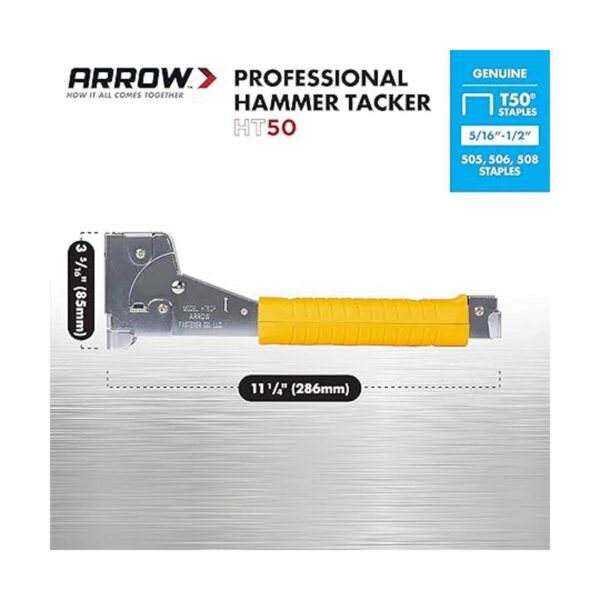 Arrow Fastener HT50P grapadora de martillo para trabajo_3