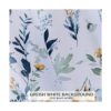 MYSKY HOME Cortinas florales de 84 pulgadas de largo con