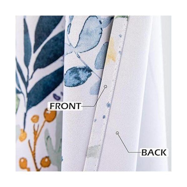MYSKY HOME Cortinas florales de 84 pulgadas de largo con