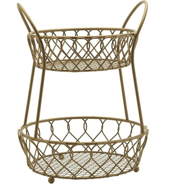 Gourmet Basics by Mikasa Loop and Lattice Cesta redonda_1