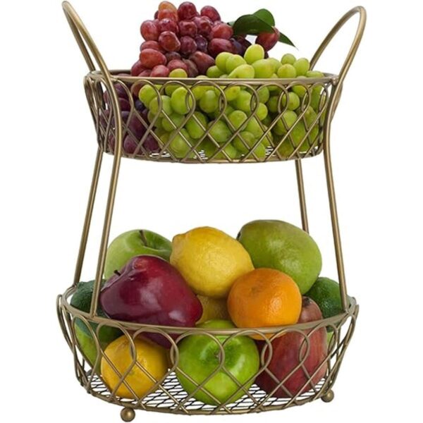 Gourmet Basics by Mikasa Loop and Lattice Cesta redonda_2