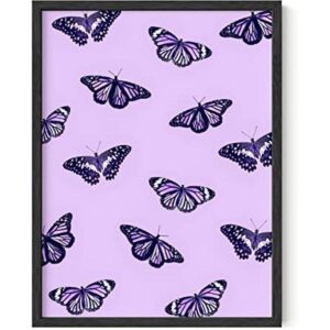 Haus and Hues Póster de mariposa vintage morado para_1