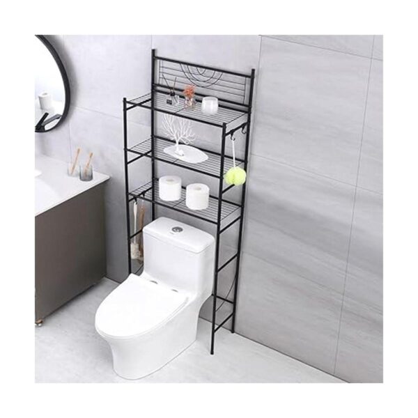 Kimzda Estante de almacenamiento de 3 niveles para baño
