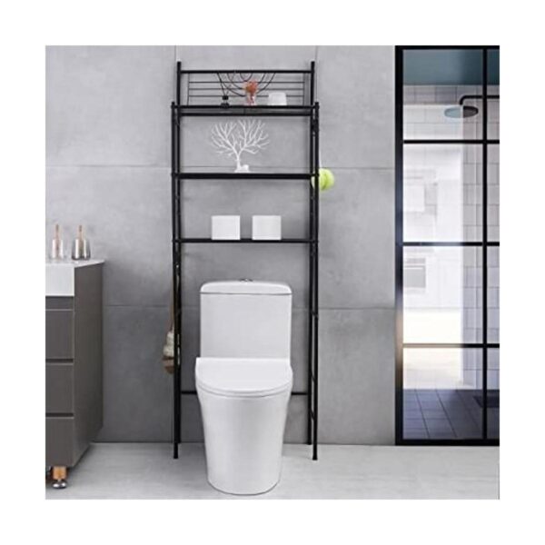 Kimzda Estante de almacenamiento de 3 niveles para baño
