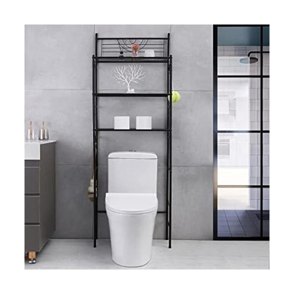 Kimzda Estante de almacenamiento de 3 niveles para baño