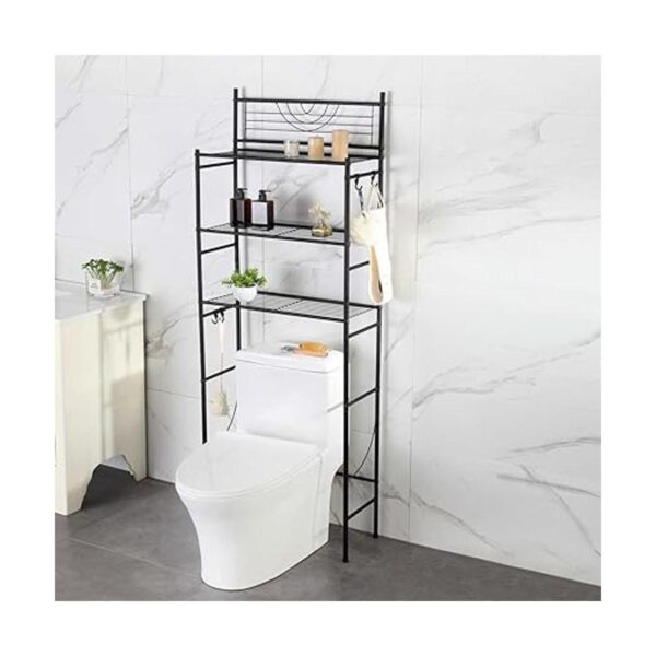 Kimzda Estante de almacenamiento de 3 niveles para baño