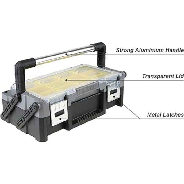 Olympia Tools Caja de herramientas portátil de 18.0 in con