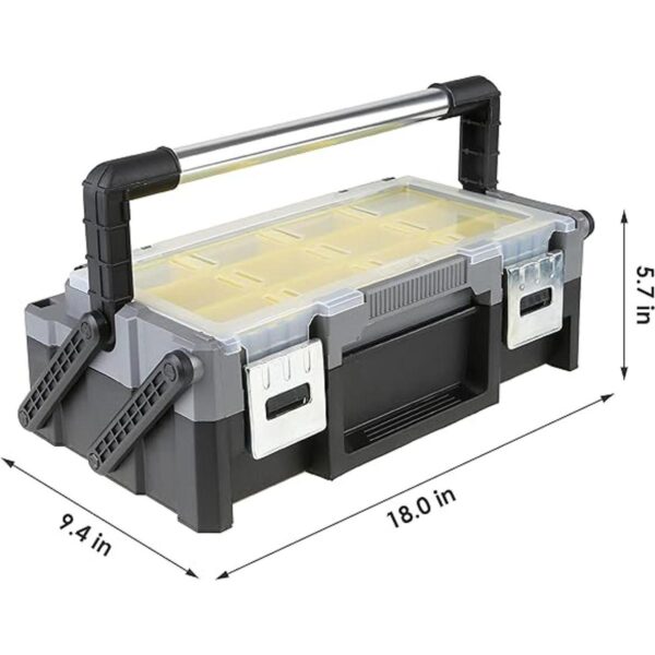 Olympia Tools Caja de herramientas portátil de 18.0 in con