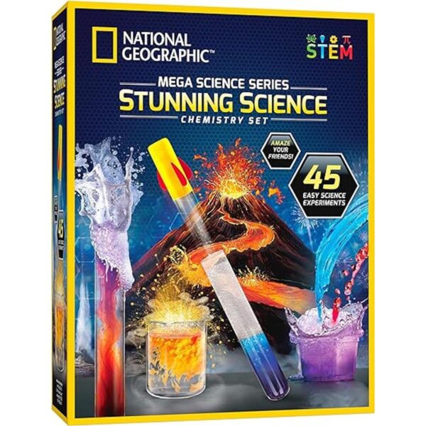 NATIONAL GEOGRAPHIC Mega Science Kit de química con más_1