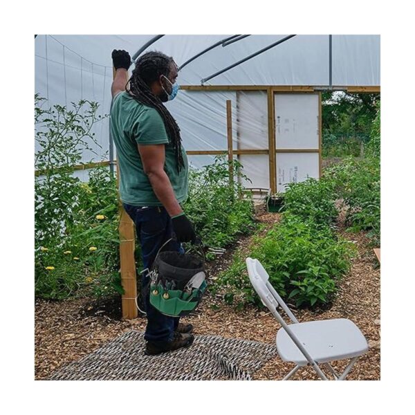 Organizador de herramientas de jardinería verde kit de